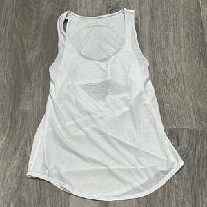 Lululemon white vented tank -2